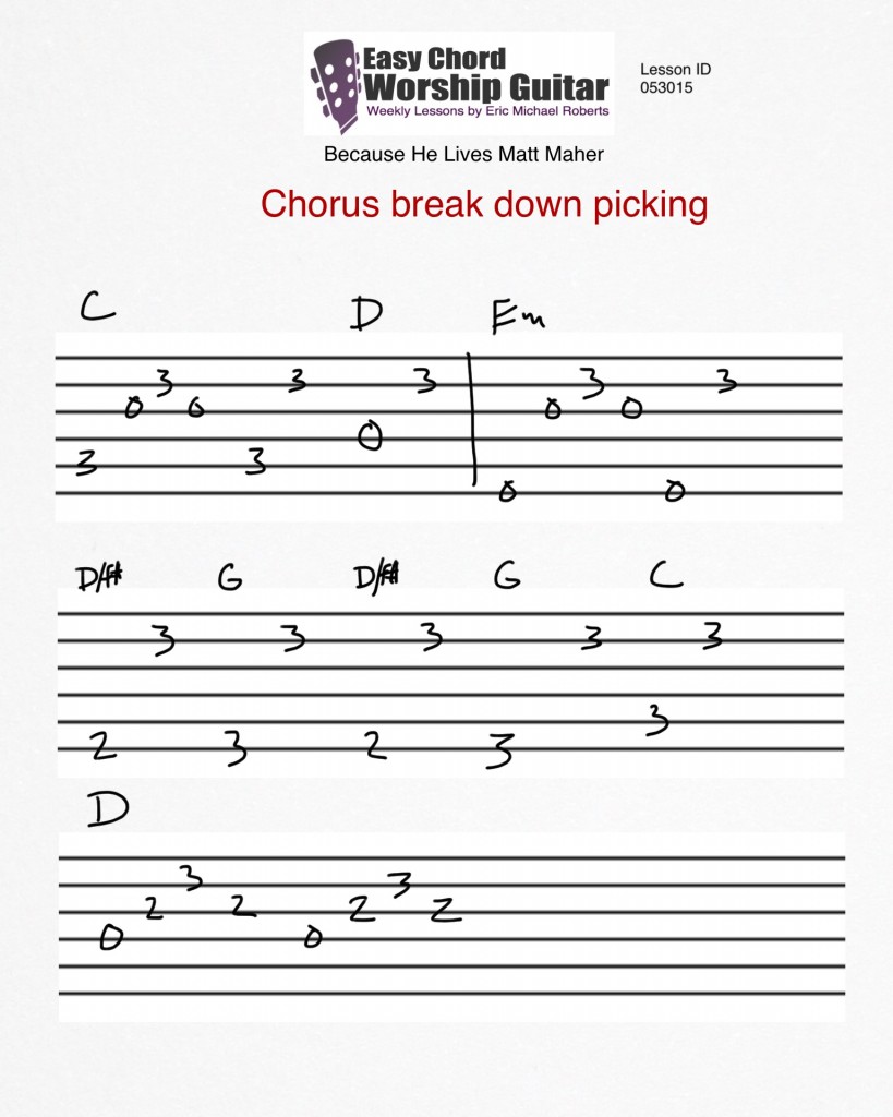 chorus picking break